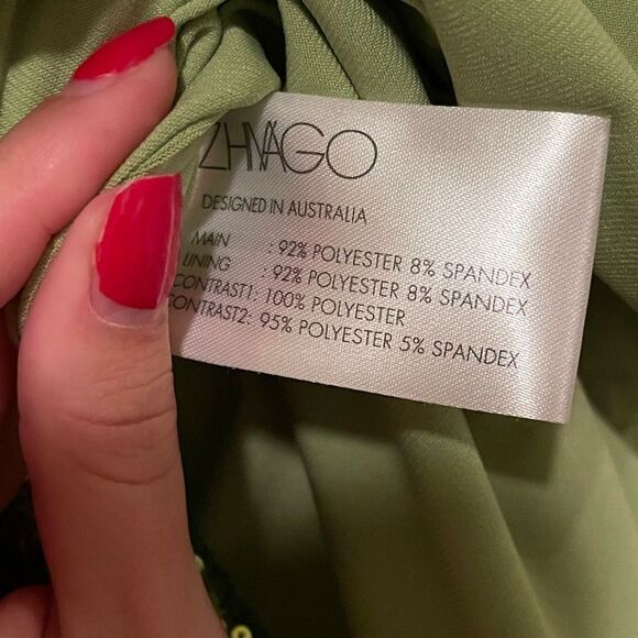 EUC Zhivago Adenine Lime Dress - Picture 8 of 12